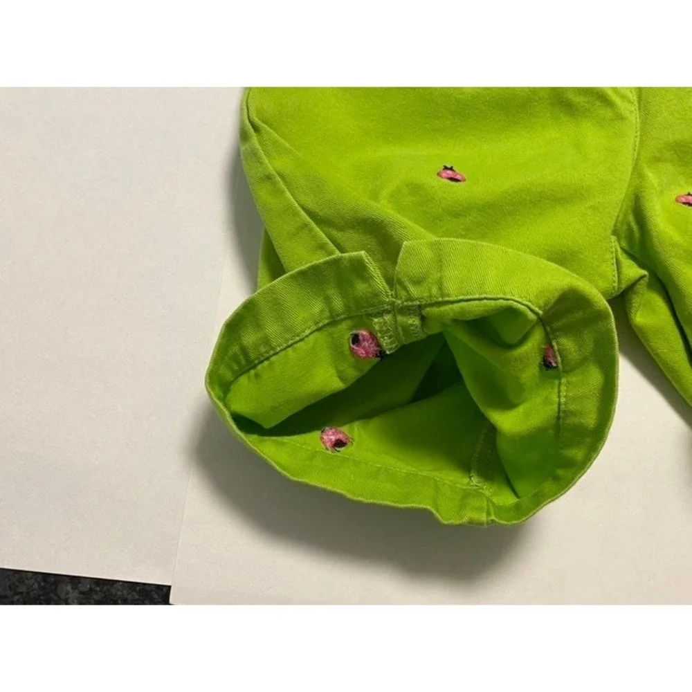 Gymboree Cute Ladybug Green Shorts Sz 6